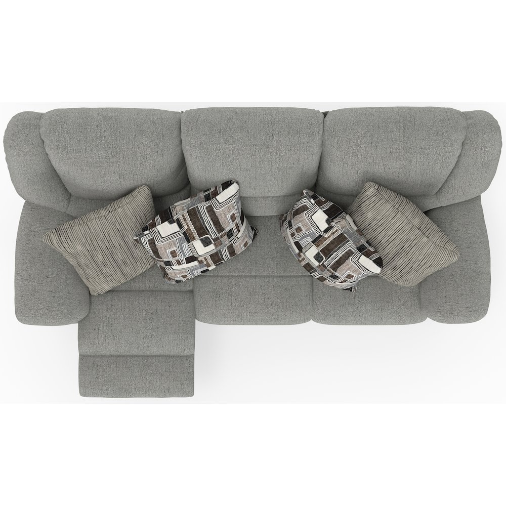 Trifecta Reclining Sofa with 3 Reclining Seats and Drop Down Table. Picture 18