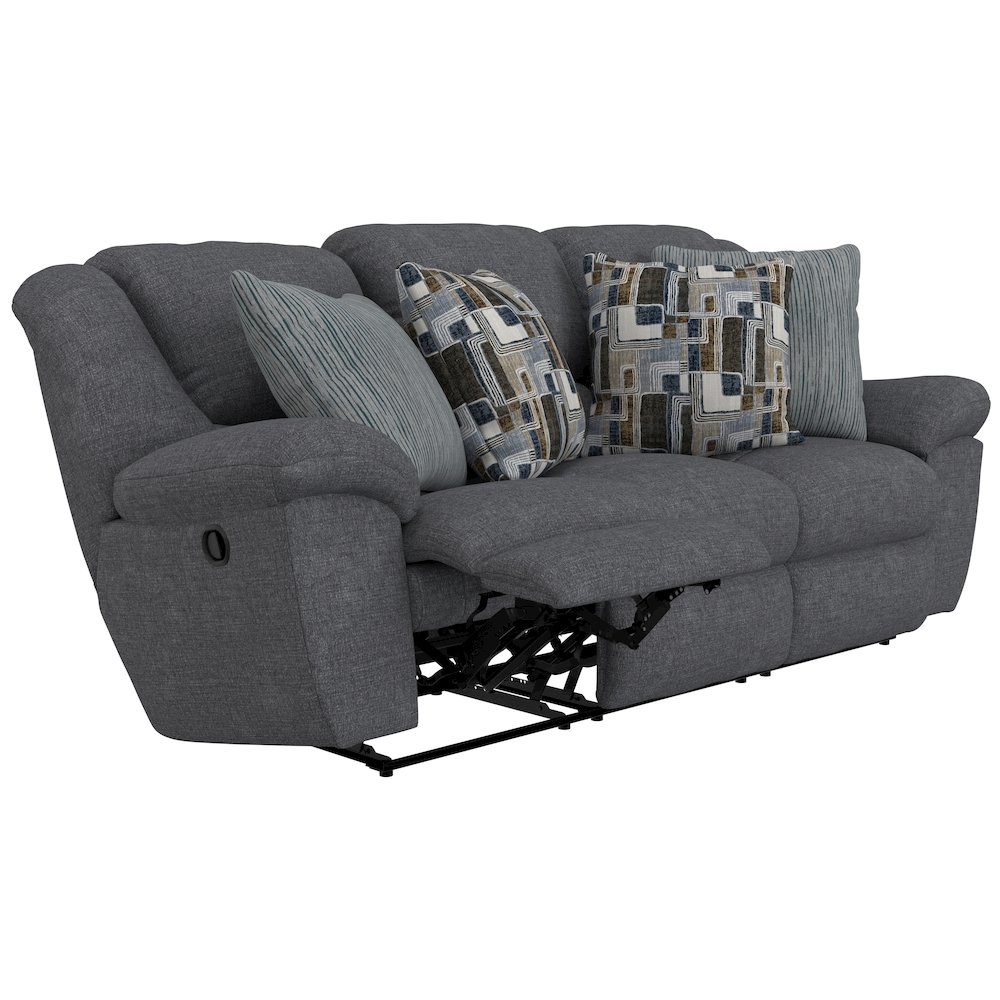 Trifecta Reclining Sofa with 3 Reclining Seats and Drop Down Table. Picture 7