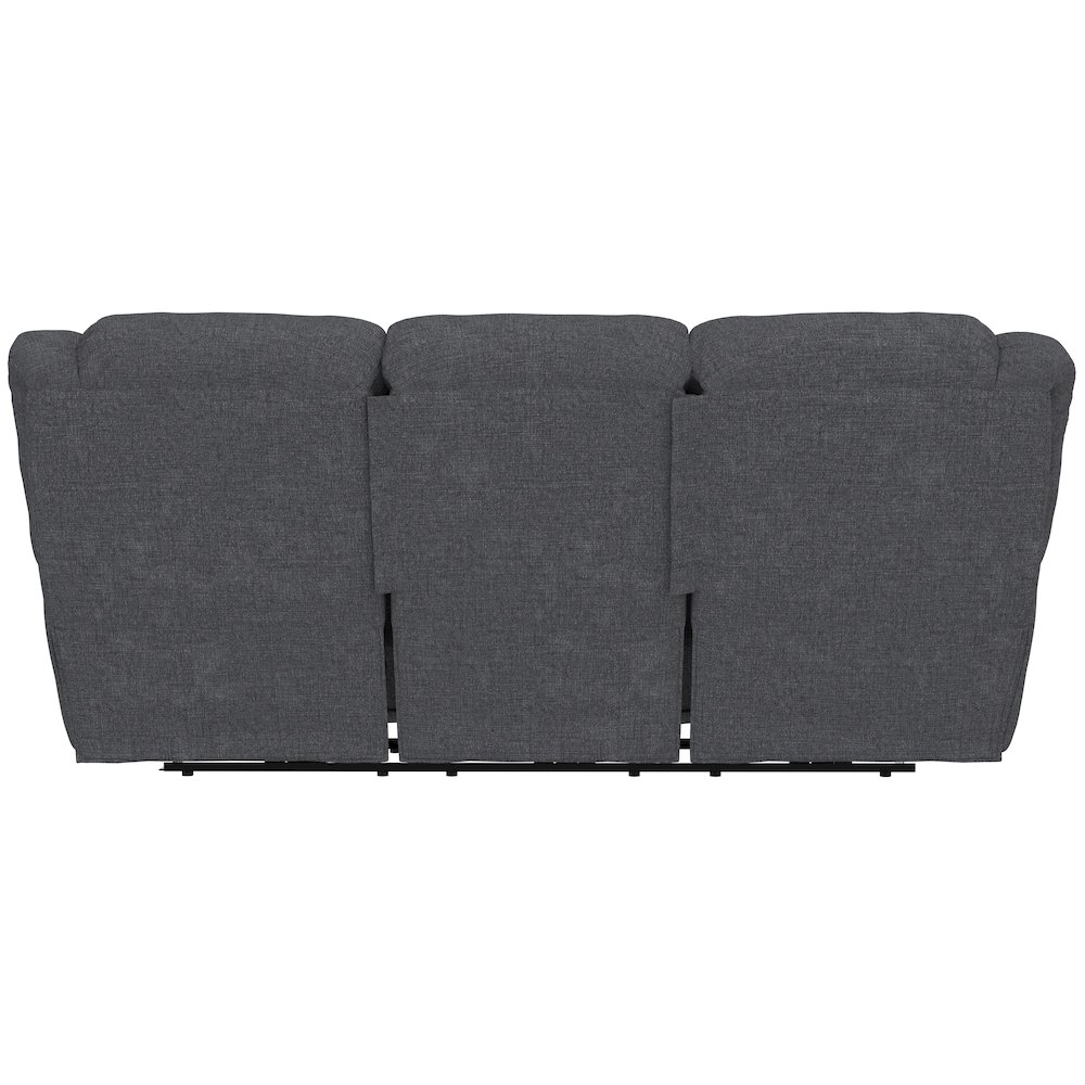 Trifecta Reclining Sofa with 3 Reclining Seats and Drop Down Table. Picture 9