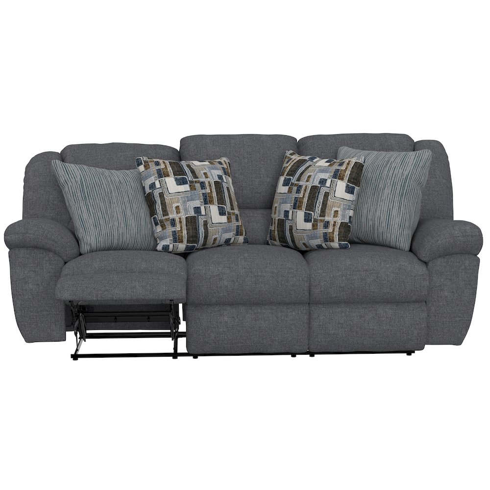 Trifecta Reclining Sofa with 3 Reclining Seats and Drop Down Table. Picture 15