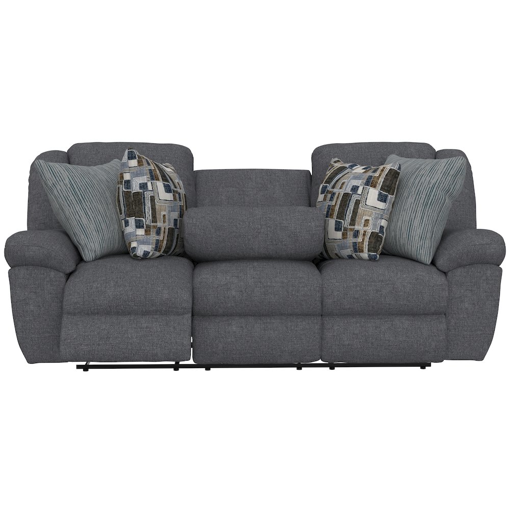 Trifecta Reclining Sofa with 3 Reclining Seats and Drop Down Table. Picture 16