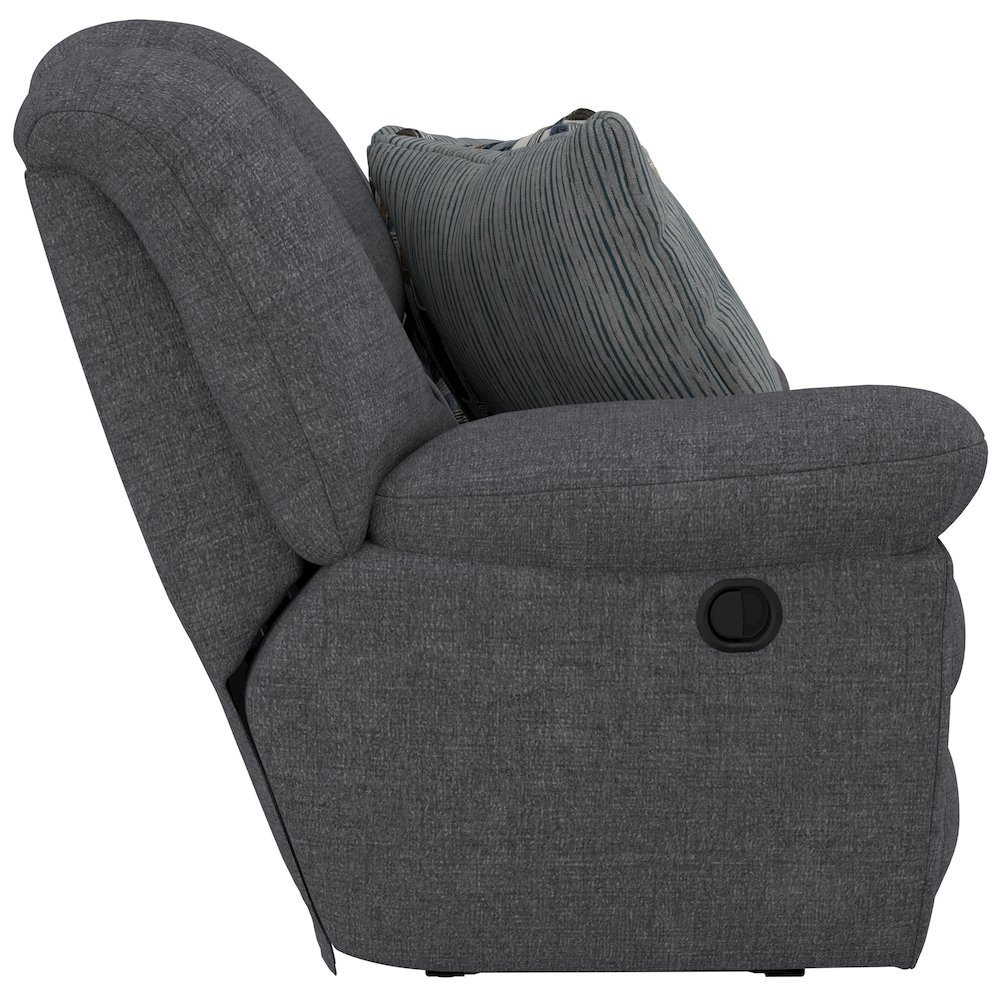 Trifecta Reclining Sofa with 3 Reclining Seats and Drop Down Table. Picture 20