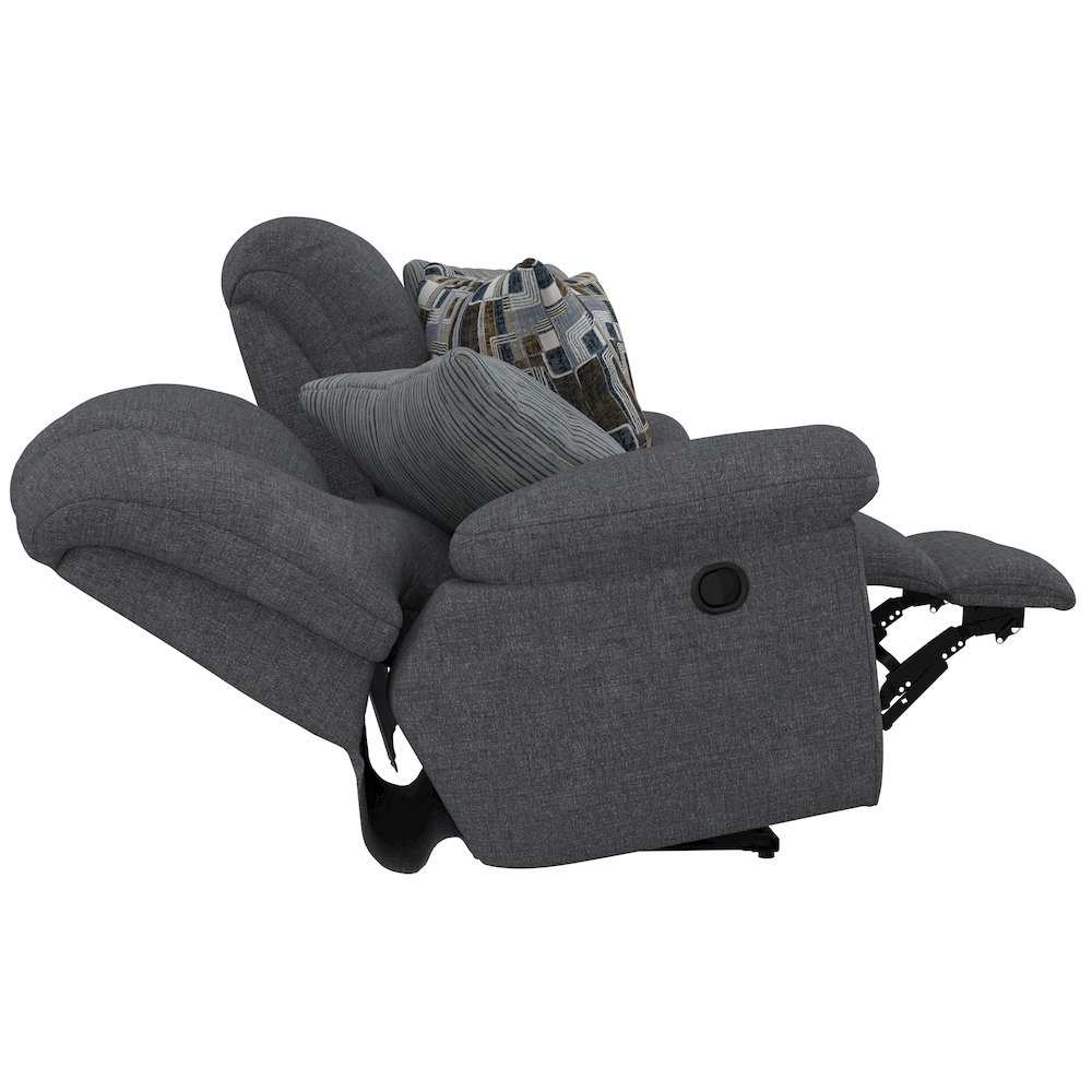 Trifecta Reclining Sofa with 3 Reclining Seats and Drop Down Table. Picture 21