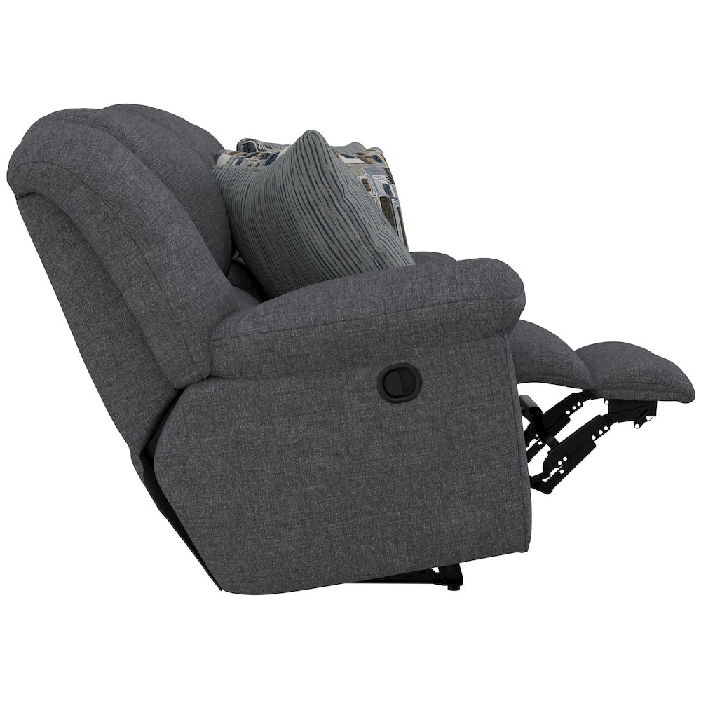 Trifecta Reclining Sofa with 3 Reclining Seats and Drop Down Table. Picture 22
