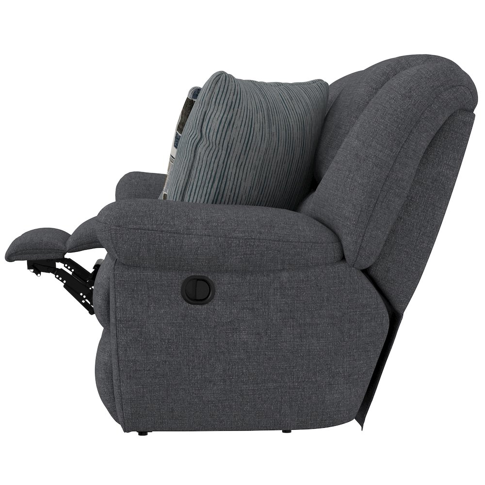 Trifecta Reclining Sofa with 3 Reclining Seats and Drop Down Table. Picture 26
