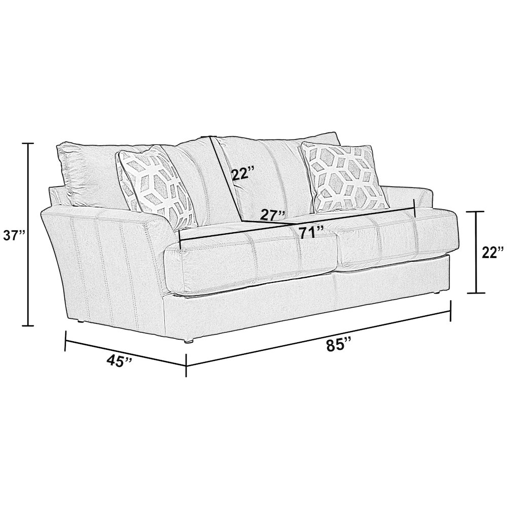 Prato Top Grain Italian Leather Match Sofa with Cuddler Cushions in Beige Color. Picture 6