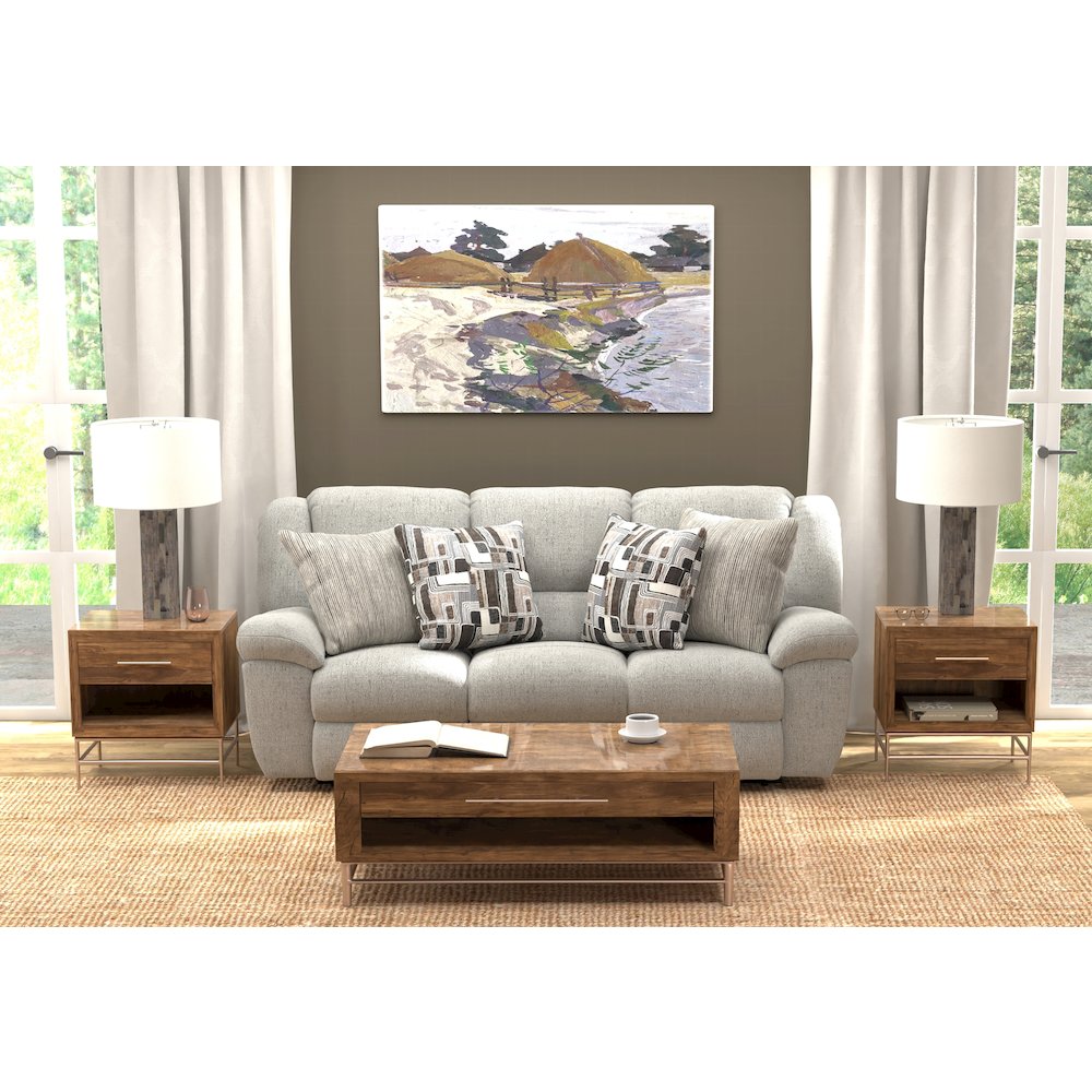 Trifecta Power Reclining Sofa with 3 Reclining Seats and Drop Down Table. Picture 29