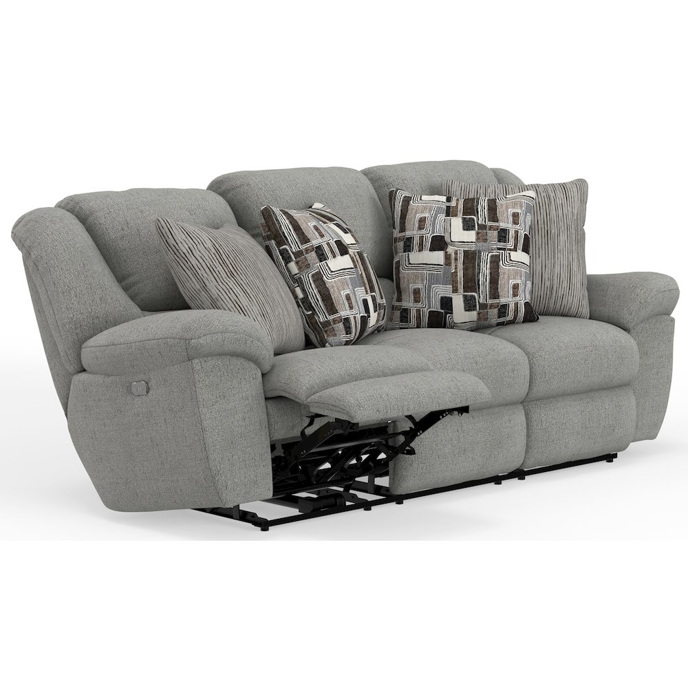 Trifecta Power Reclining Sofa with 3 Reclining Seats and Drop Down Table. Picture 23