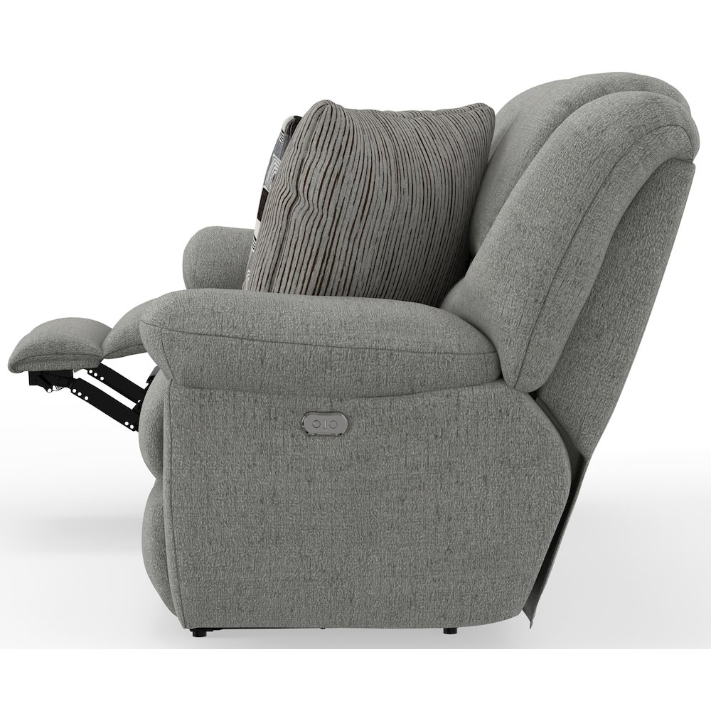 Trifecta Power Reclining Sofa with 3 Reclining Seats and Drop Down Table. Picture 26