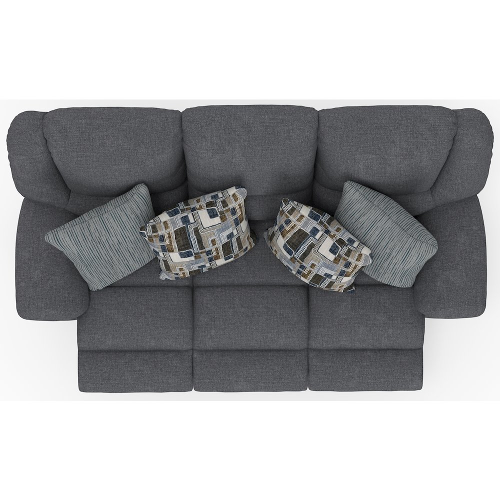 Trifecta Power Reclining Sofa with 3 Reclining Seats and Drop Down Table. Picture 4