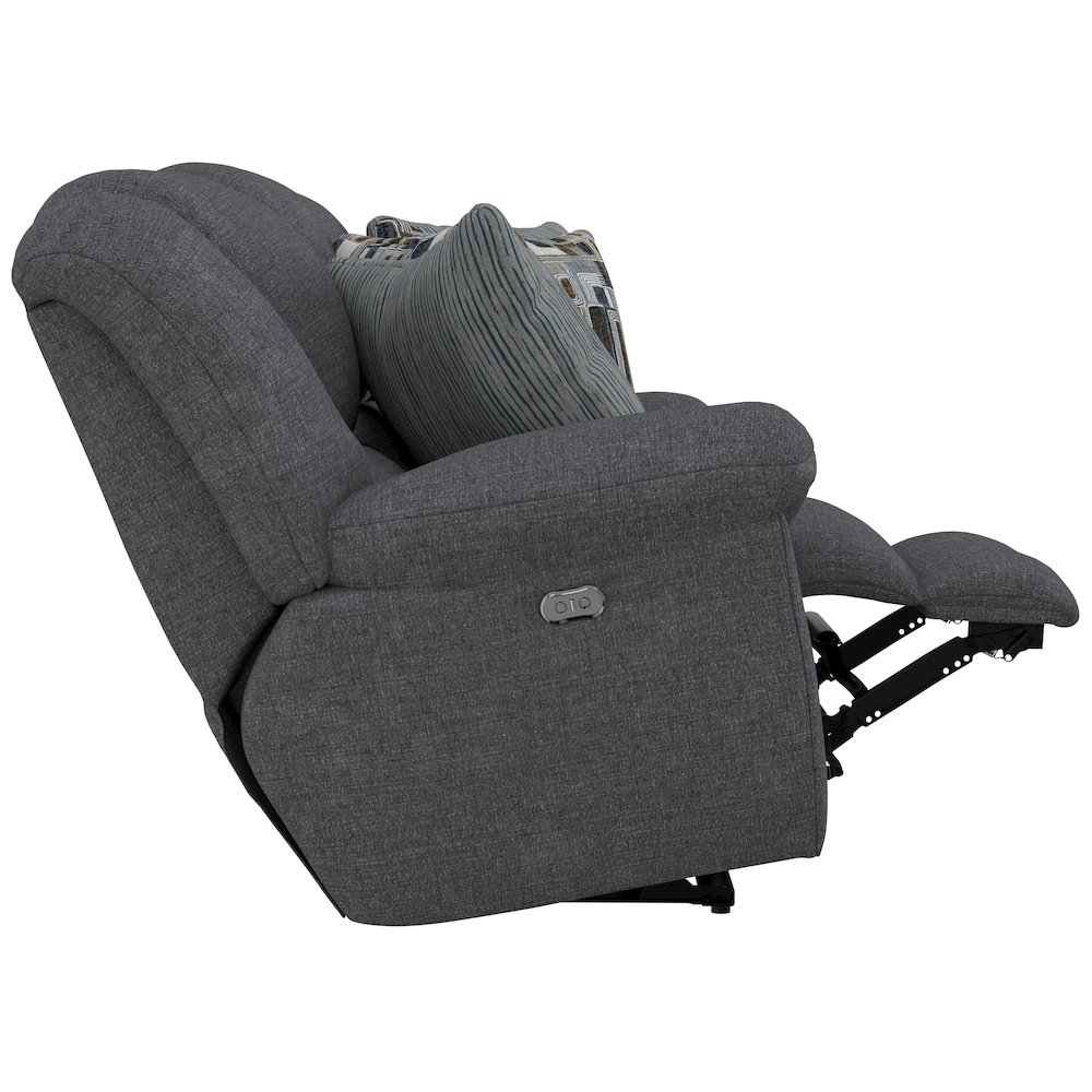 Trifecta Power Reclining Sofa with 3 Reclining Seats and Drop Down Table. Picture 14