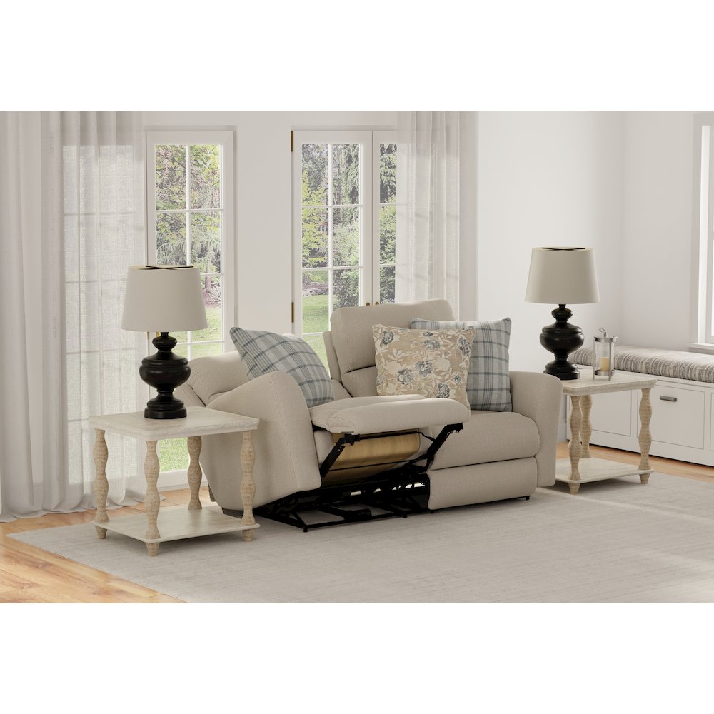 Chappy Power Lay Flat Reclining Loveseat. Picture 19