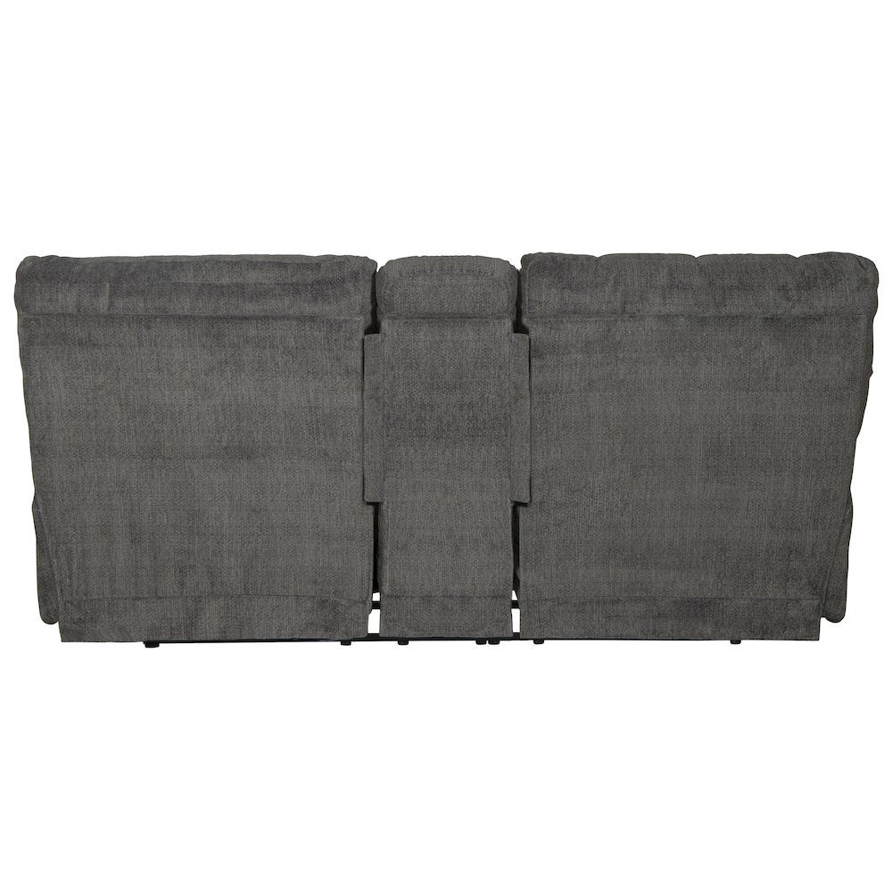 Ashland Power Lay Flat Reclining Console Loveseat. Picture 5