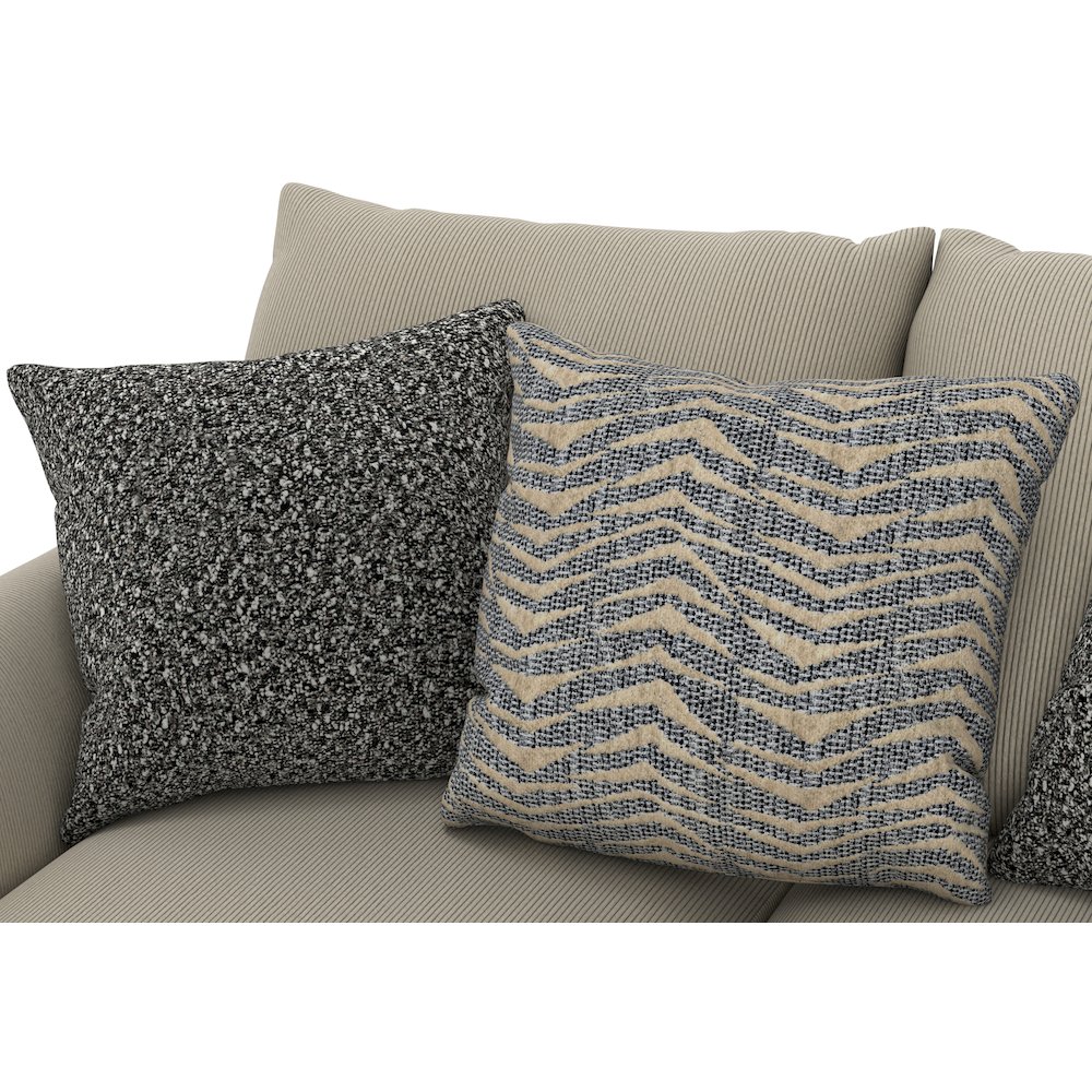 Ezra Loveseat with Cuddler Coil Cushions in Brown Color. Picture 16