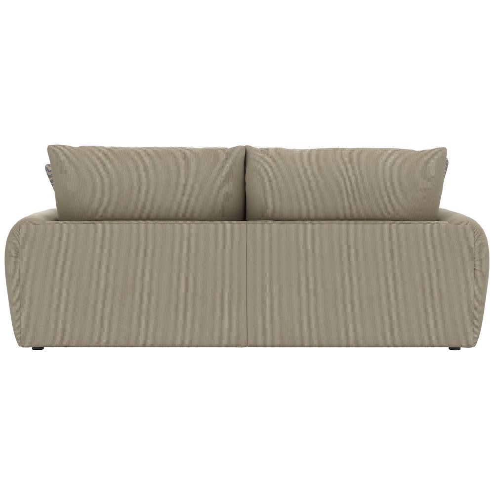 Ezra Sofa with Cuddler Coil Cushions in Brown Color. Picture 16