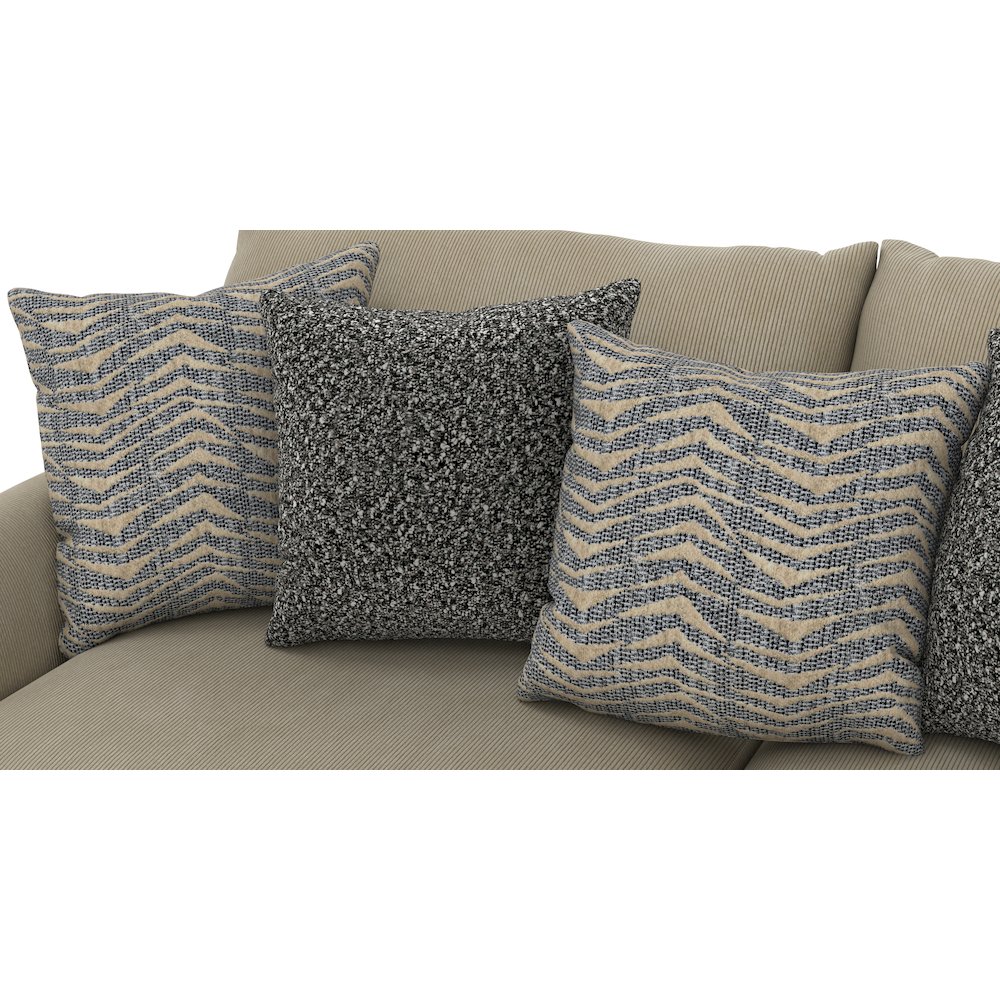 Ezra Sofa with Cuddler Coil Cushions in Brown Color. Picture 19