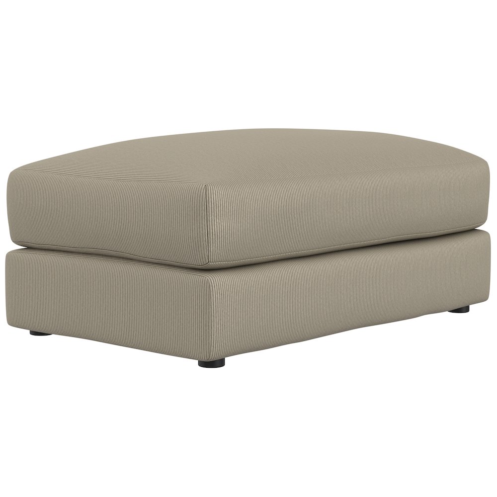 Ezra Ottoman in Brown Color. Picture 1