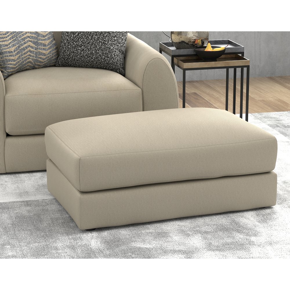 Ezra Ottoman in Brown Color. Picture 5