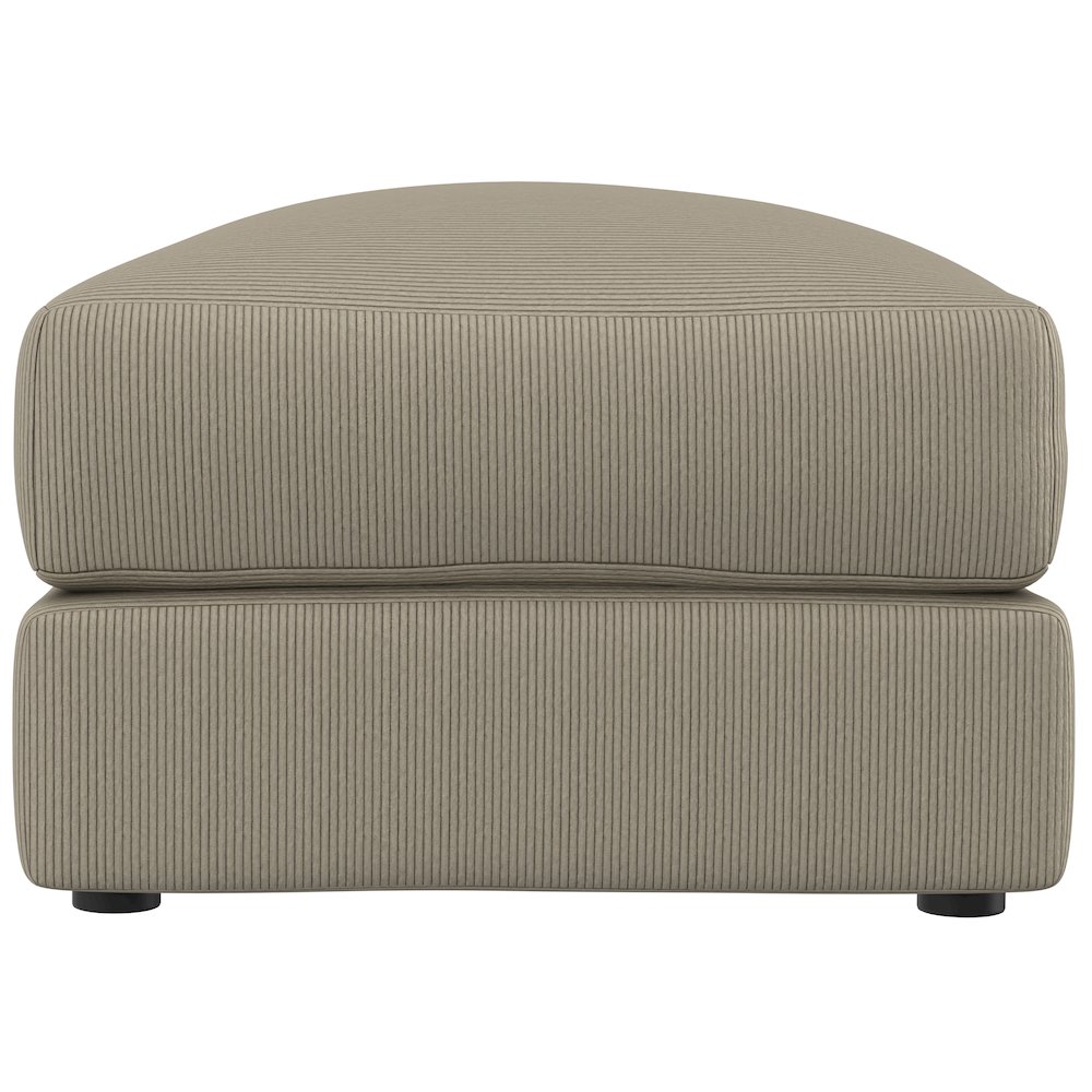 Ezra Ottoman in Brown Color. Picture 6