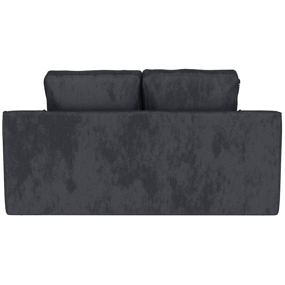 Olympus Loveseat with Cuddler Coil Cushions in Blue Color. Picture 6