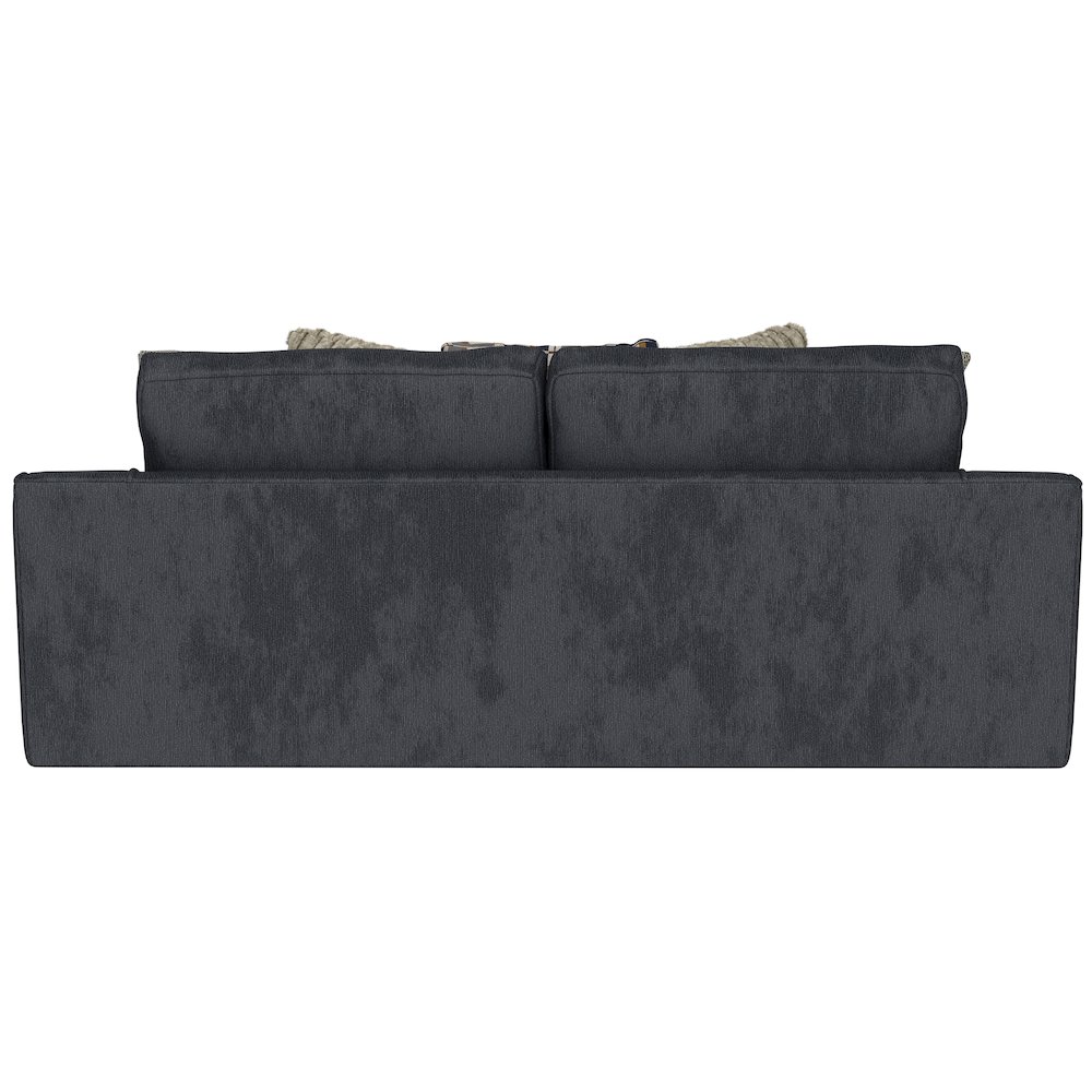 Olympus Sofa with Cuddler Coil Cushions in Blue Color. Picture 3