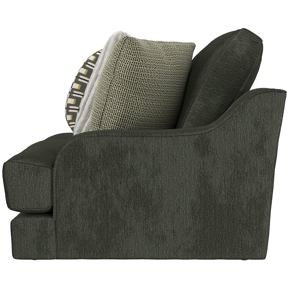 Olympus Sofa with Cuddler Coil Cushions in Green Color. Picture 8