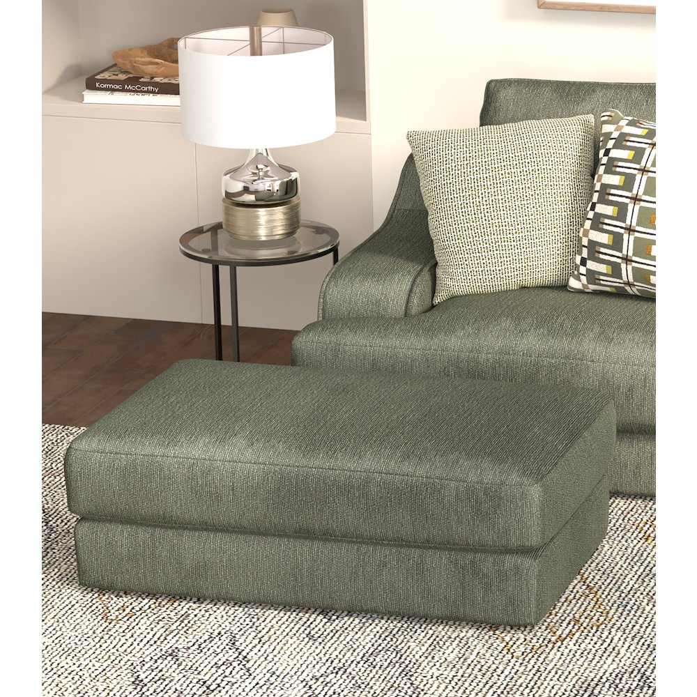 Olympus Ottoman in Green Color. Picture 6