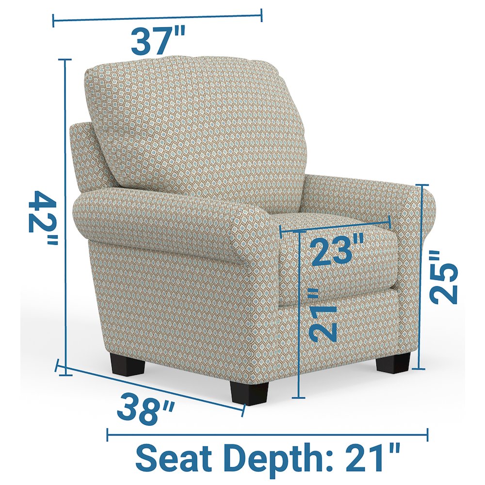 Magnolia Accent Chair in Multi Color. Picture 5