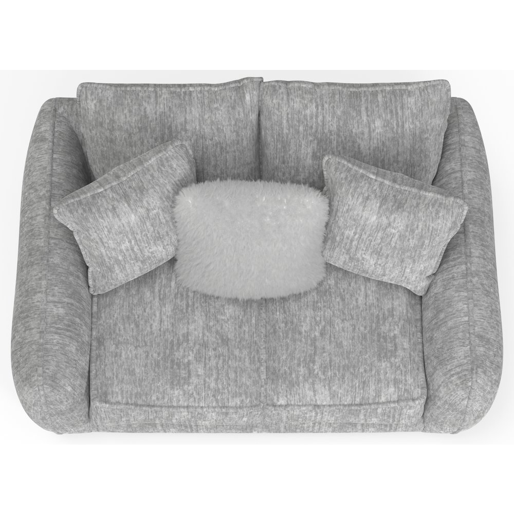Bankside Loveseat in Grey Color. Picture 5