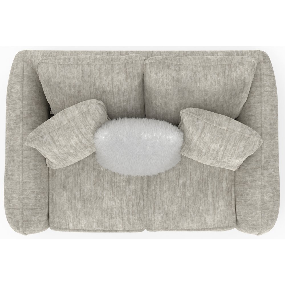 Bankside Loveseat in Brown Color. Picture 5