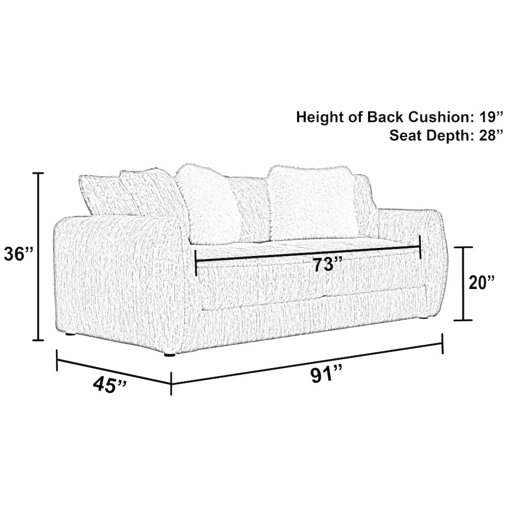 Bankside Sofa in Brown Color. Picture 6