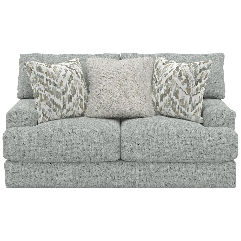 Brett Loveseat with Cuddler Cushions in Blue Color. Picture 5