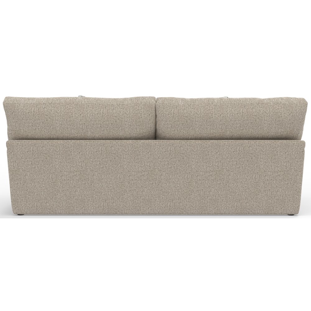 Brett 93" Sofa with Cuddler Cushions in Brown Color. Picture 3