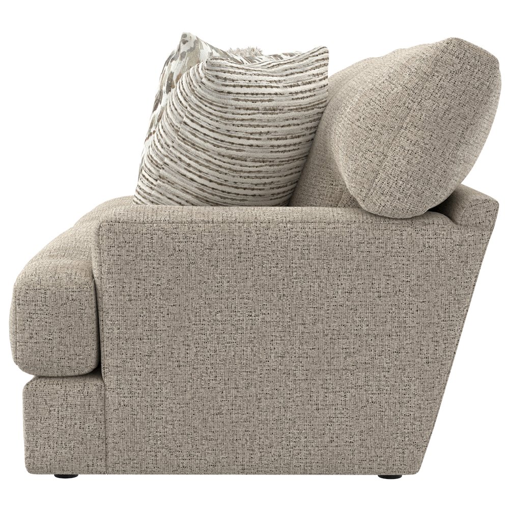 Brett 93" Sofa with Cuddler Cushions in Brown Color. Picture 11