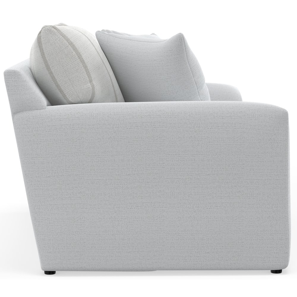 Lindsey Loveseat in White Color. Picture 7