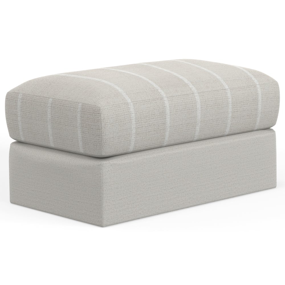 Lindsey Ottoman in Brown Color. Picture 1