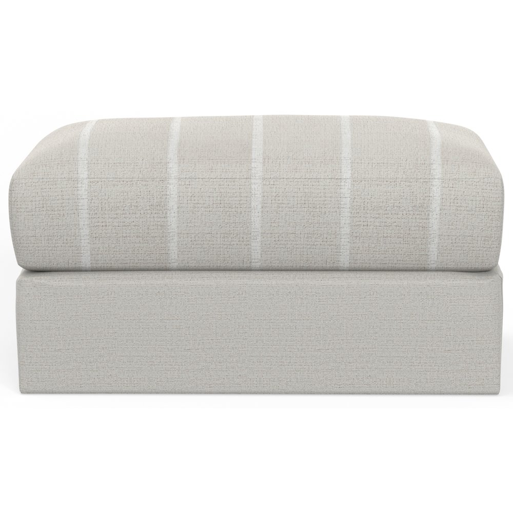 Lindsey Ottoman in Brown Color. Picture 2