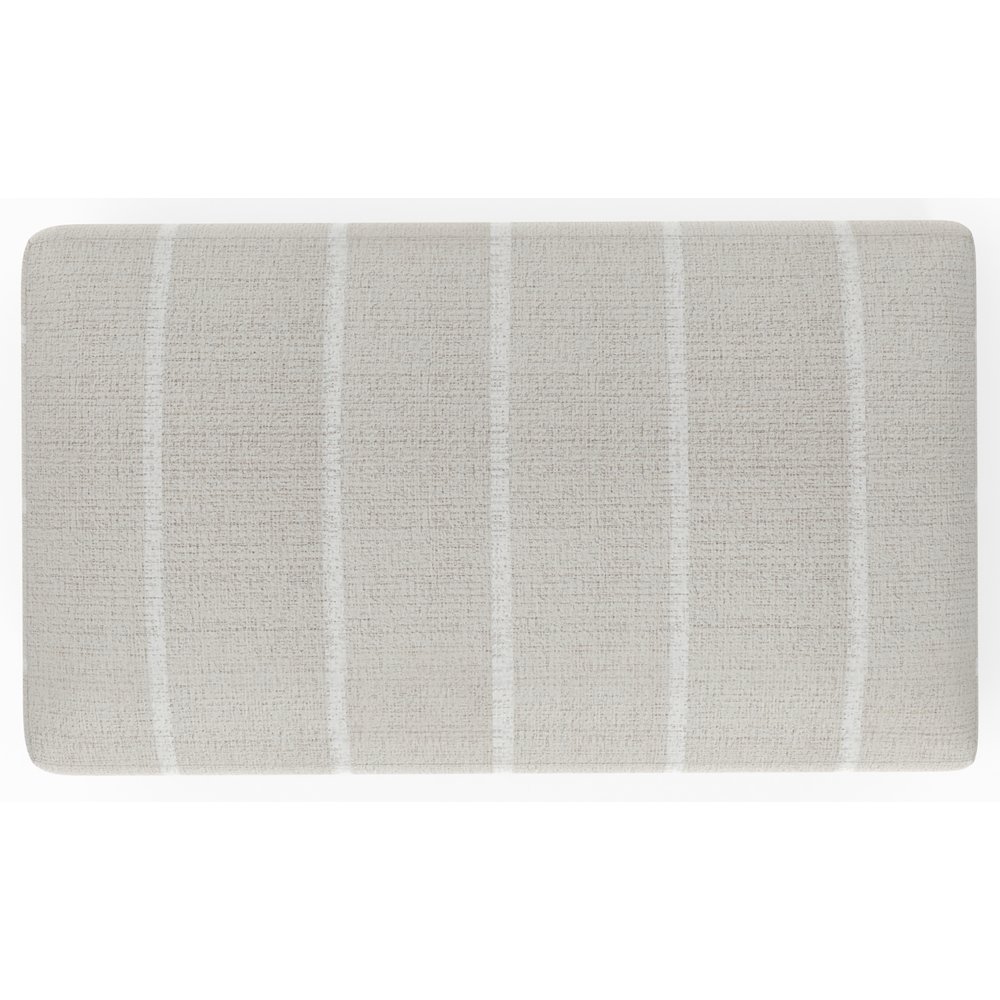 Lindsey Ottoman in Brown Color. Picture 4