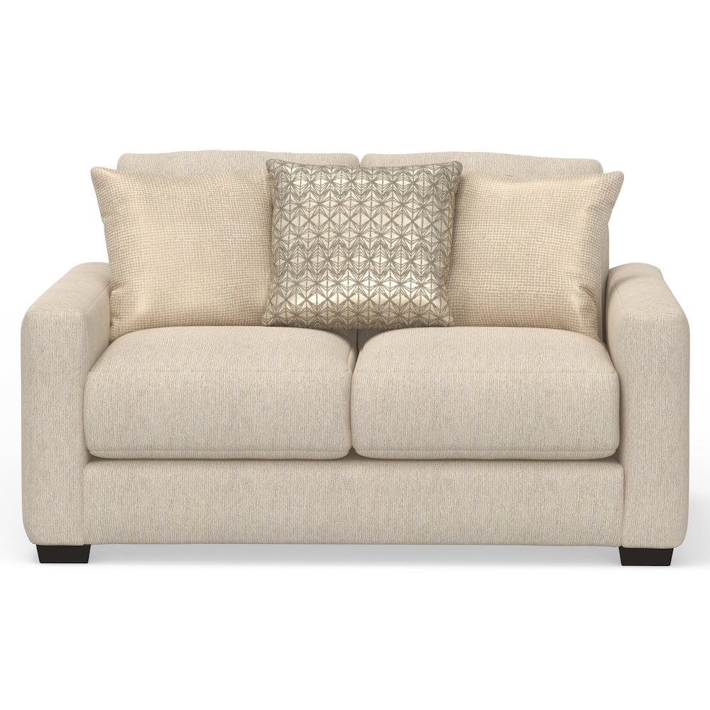 Hyde Park Loveseat in Brown Color. Picture 3