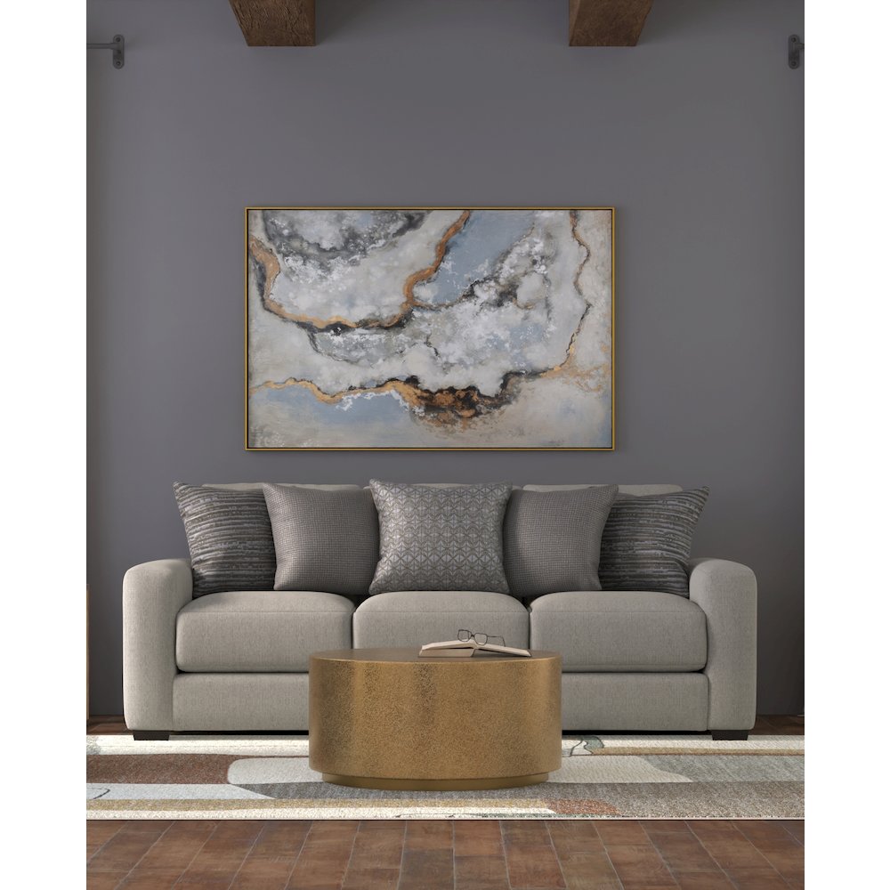 Hyde Park Sofa in Grey Color. Picture 7