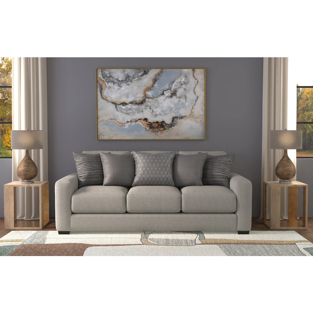 Hyde Park Sofa in Grey Color. Picture 6