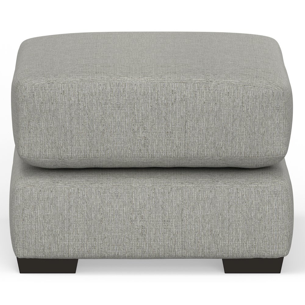 Hyde Park Ottoman in Grey Color. Picture 3
