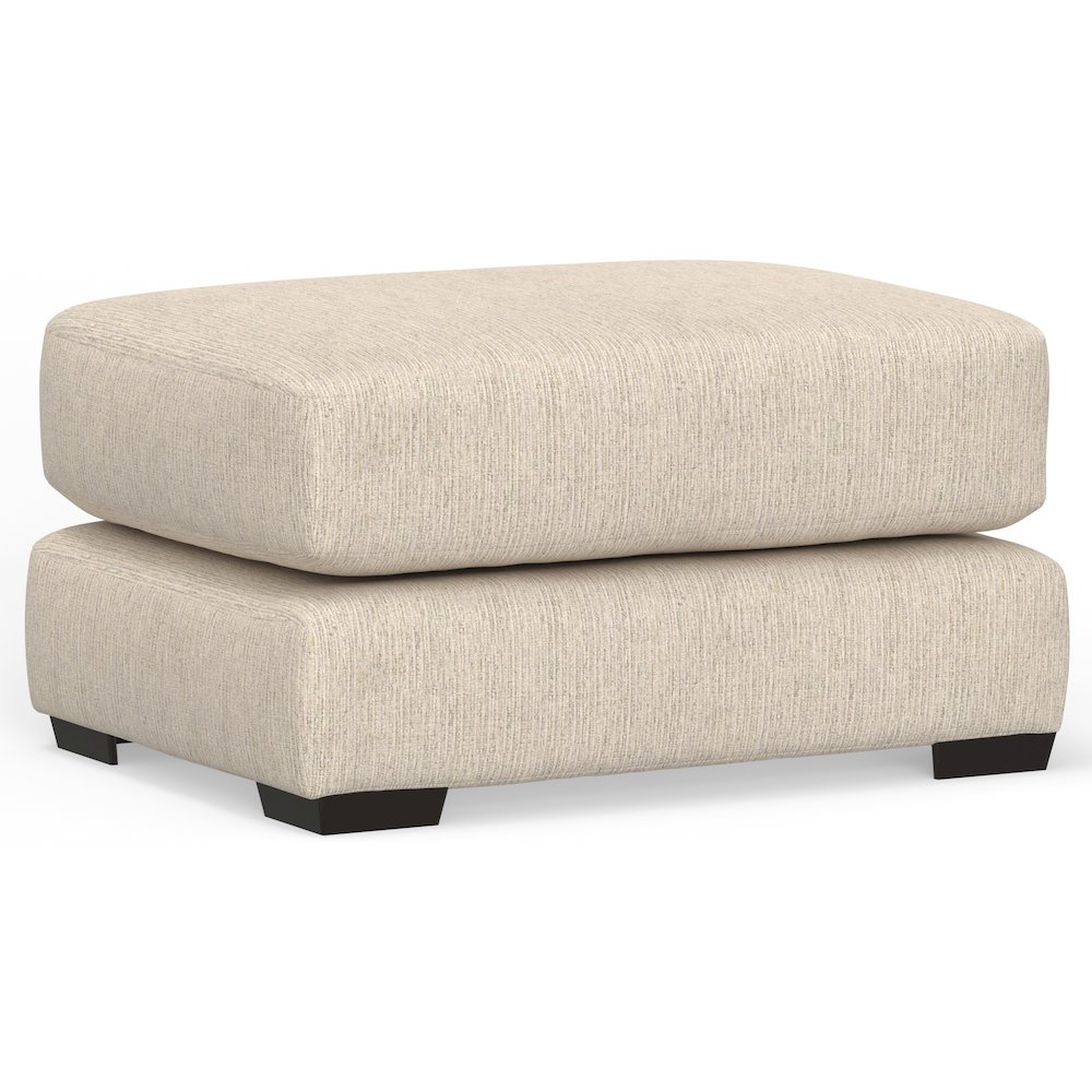 Hyde Park Ottoman in Brown Color. Picture 1