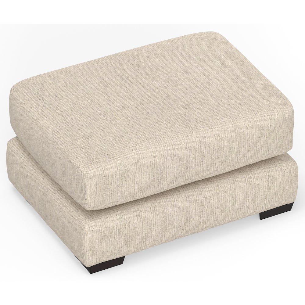 Hyde Park Ottoman in Brown Color. Picture 6