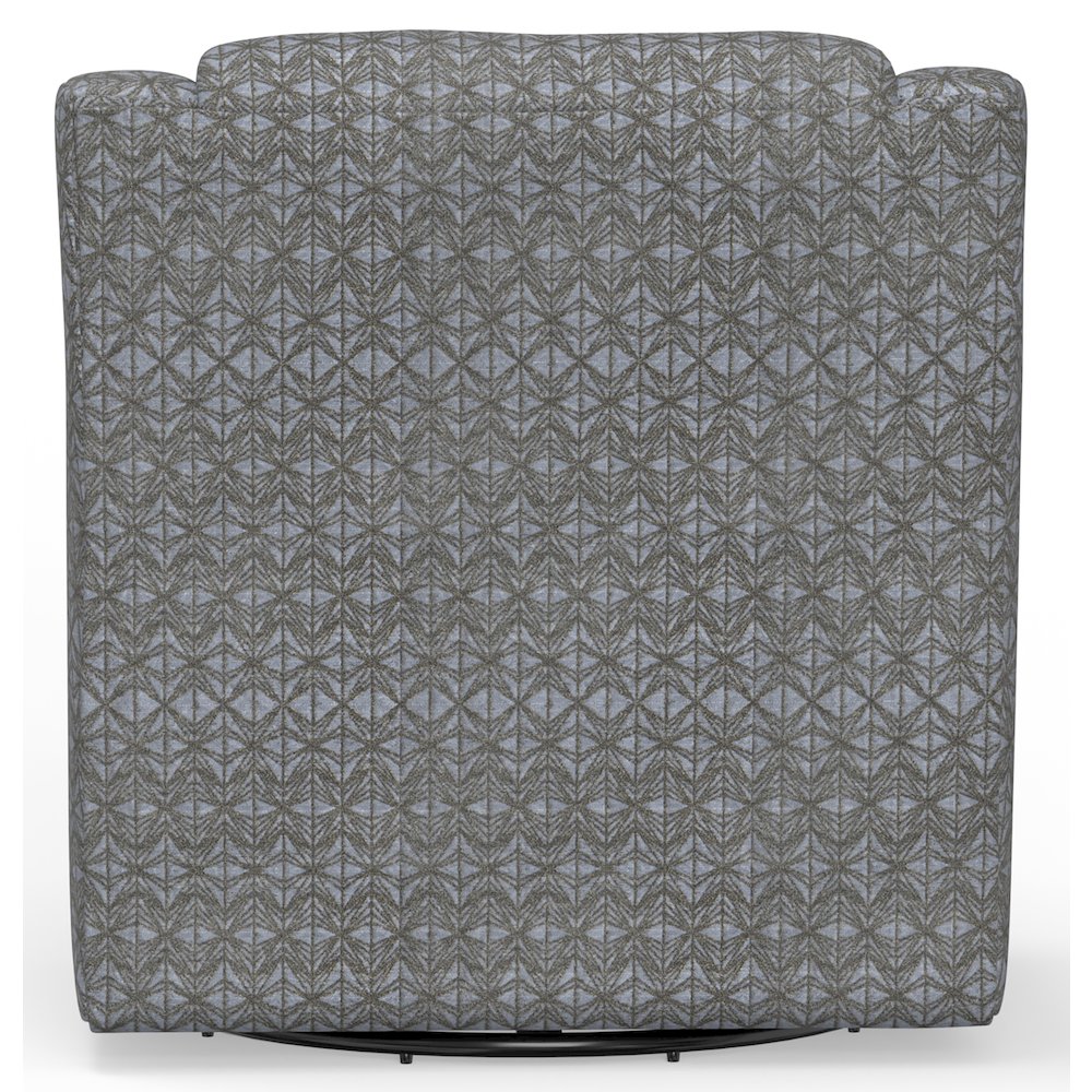 Hyde Park Swivel Chair in Grey Color. Picture 2