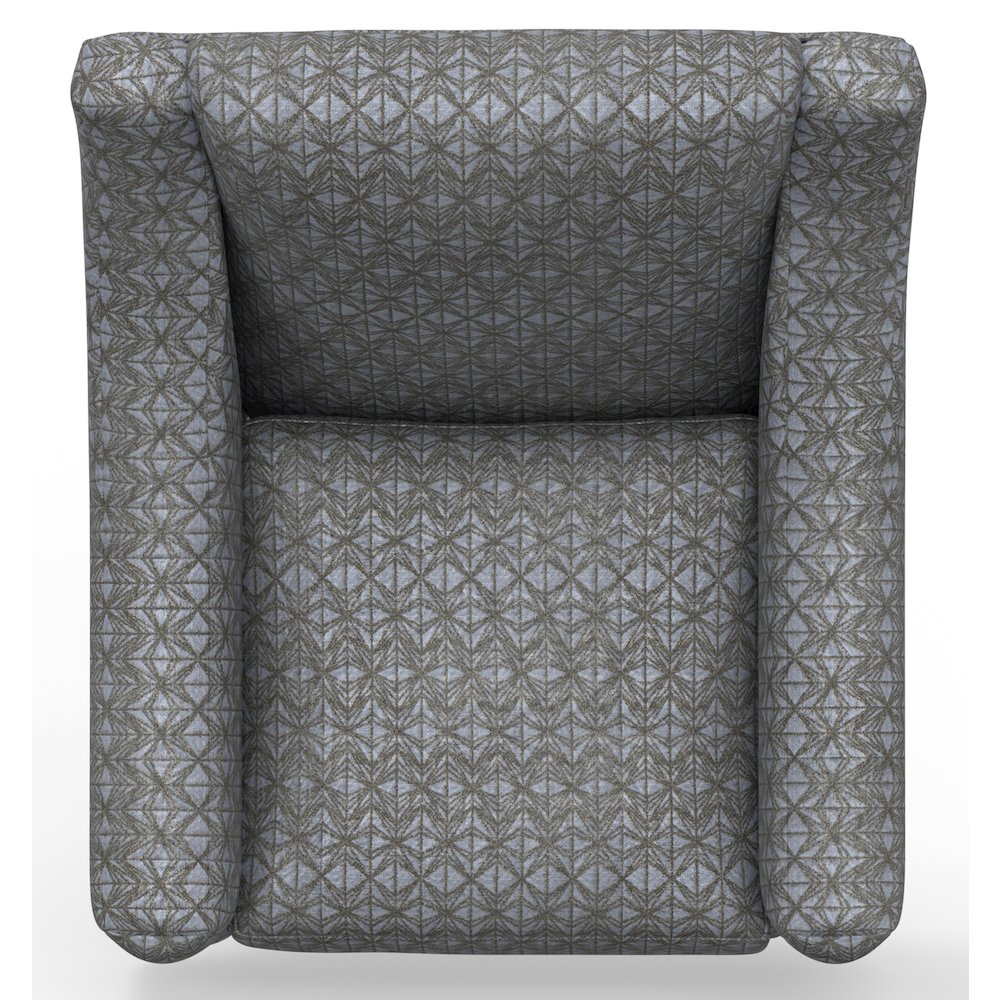 Hyde Park Swivel Chair in Grey Color. Picture 5