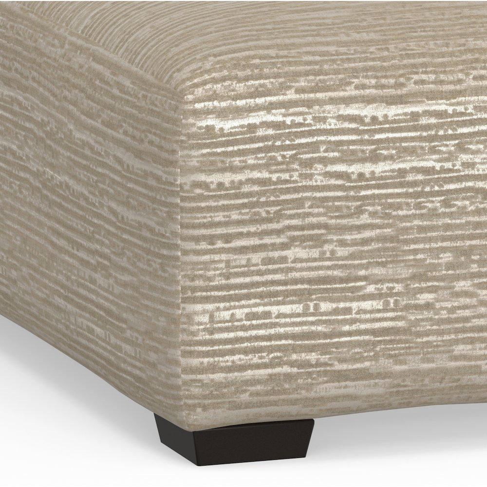 Hyde Park Cocktail Ottoman in Brown Color. Picture 2