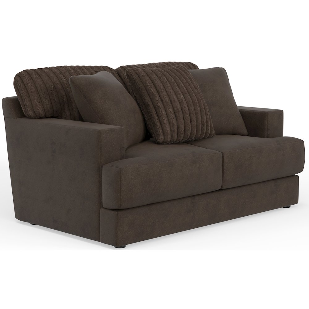 Eagan Loveseat in Brown Color. Picture 1