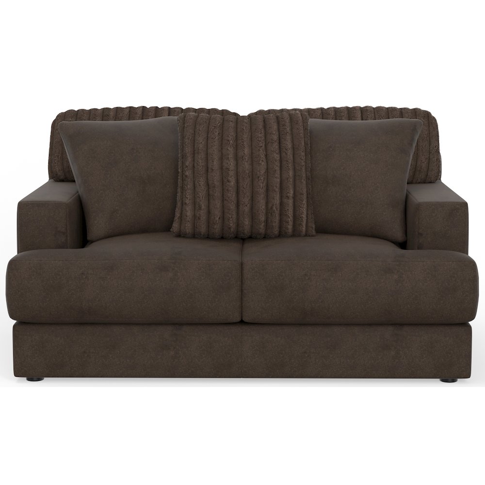 Eagan Loveseat in Brown Color. Picture 3