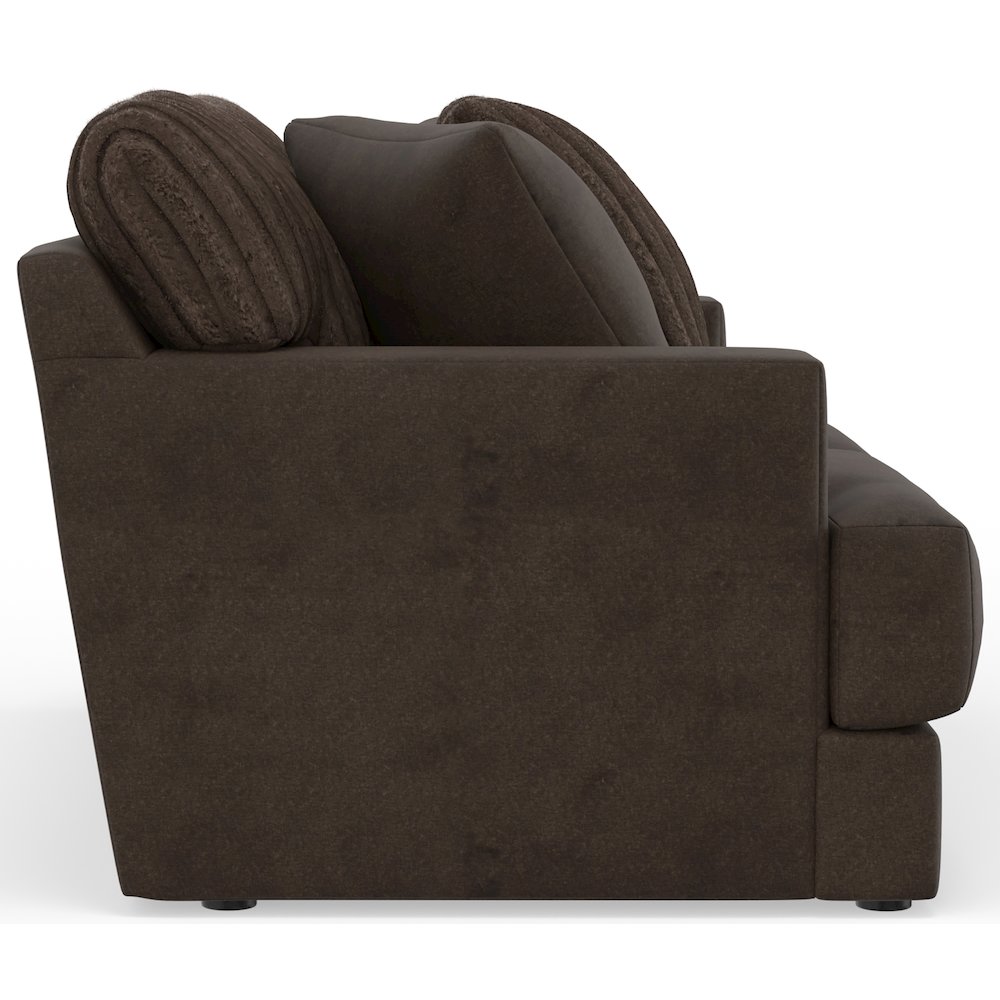 Eagan Loveseat in Brown Color. Picture 4